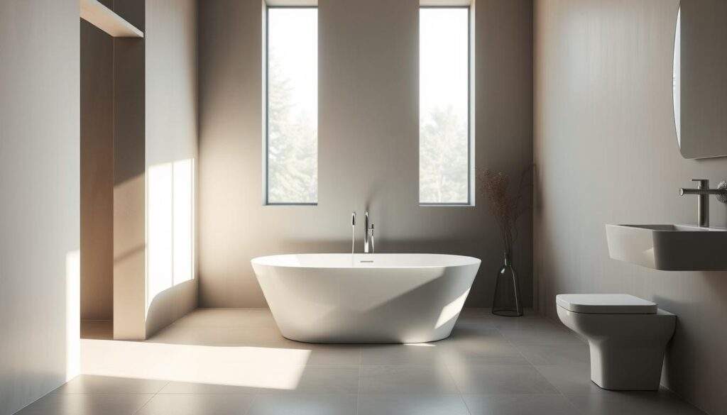 Łazienka w szarości