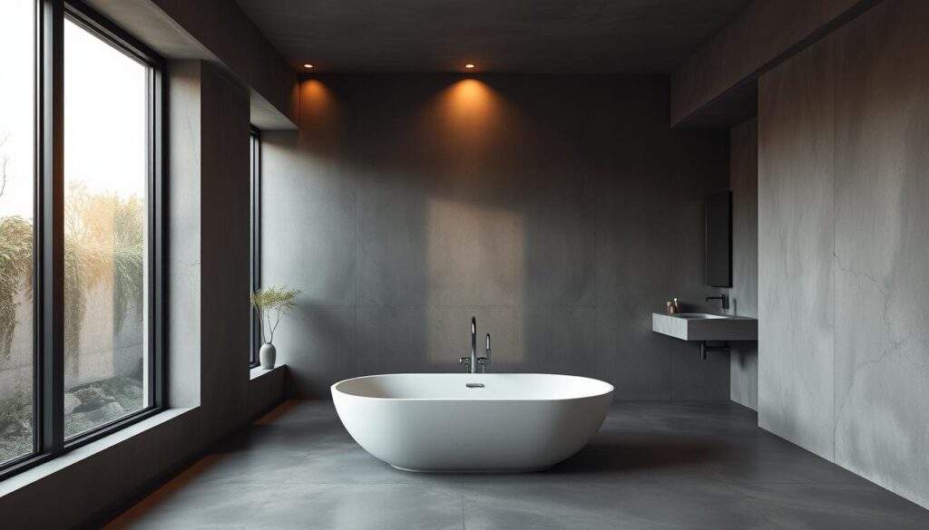 Beton w łazienkach