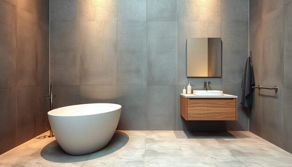 Beton w łazienkach – surowy styl z charakterem i elegancją