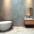 Beton w łazienkach – surowy styl z charakterem i elegancją