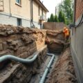 Jak osuszyć fundamenty: drenaż, odkopywanie i metody technologiczne