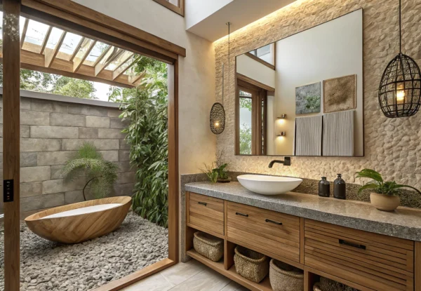 Łazienka w stylu Bali – egzotyczny klimat i naturalne materiały