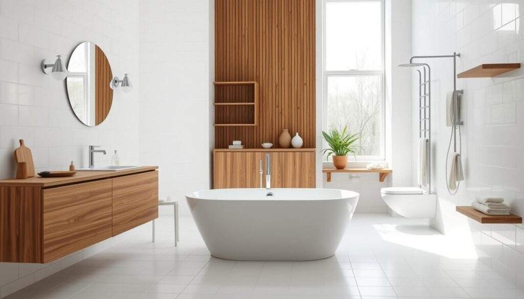 Łazienka w stylu skandynawskim – jasne wnętrze pełne funkcjonalności