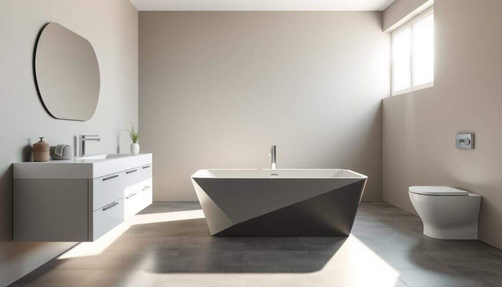 Łazienka w szarości – modne aranżacje z nutą minimalizmu
