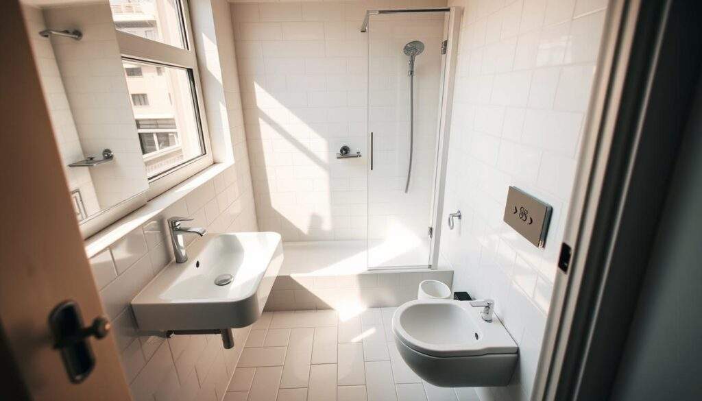 Projekty łazienek – mała łazienka w bloku 2m2 w praktycznych aranżacjach