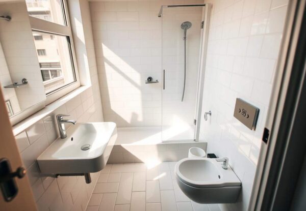 Projekty łazienek – mała łazienka w bloku 2m2 w praktycznych aranżacjach