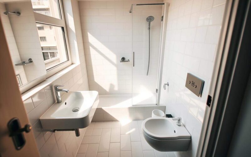 Projekty łazienek – mała łazienka w bloku 2m2 w praktycznych aranżacjach