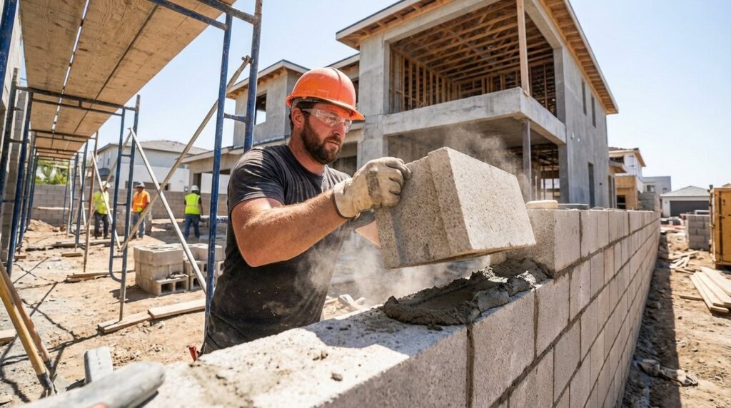 Ile kosztuje murowanie ścian zewnętrznych za m² w 2025?