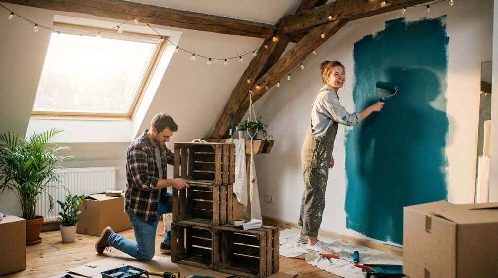 Tanie pomysły na urządzenie małego poddasza: budżetowe rozwiązania z efektem wow