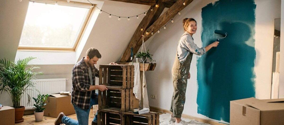 Tanie pomysły na urządzenie małego poddasza: budżetowe rozwiązania z efektem wow