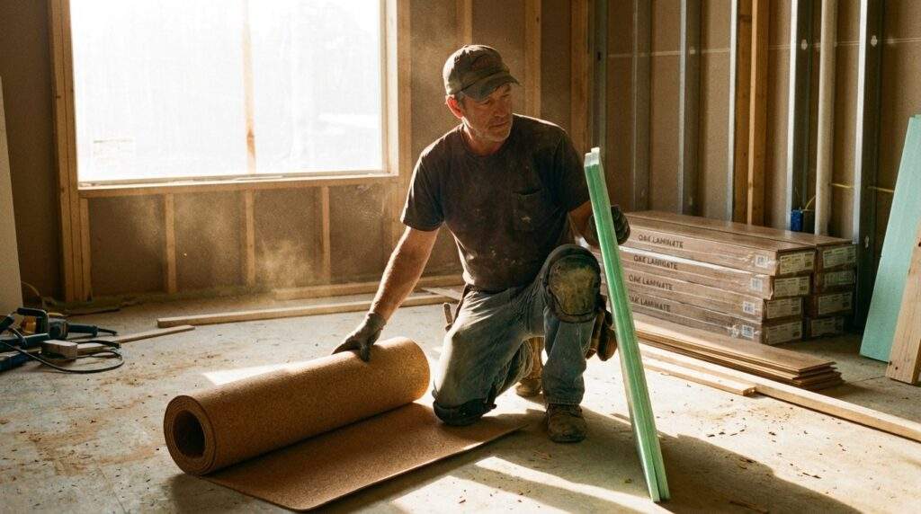 Jaki podkład pod panele wybrać: pianka, korek czy polistyren?