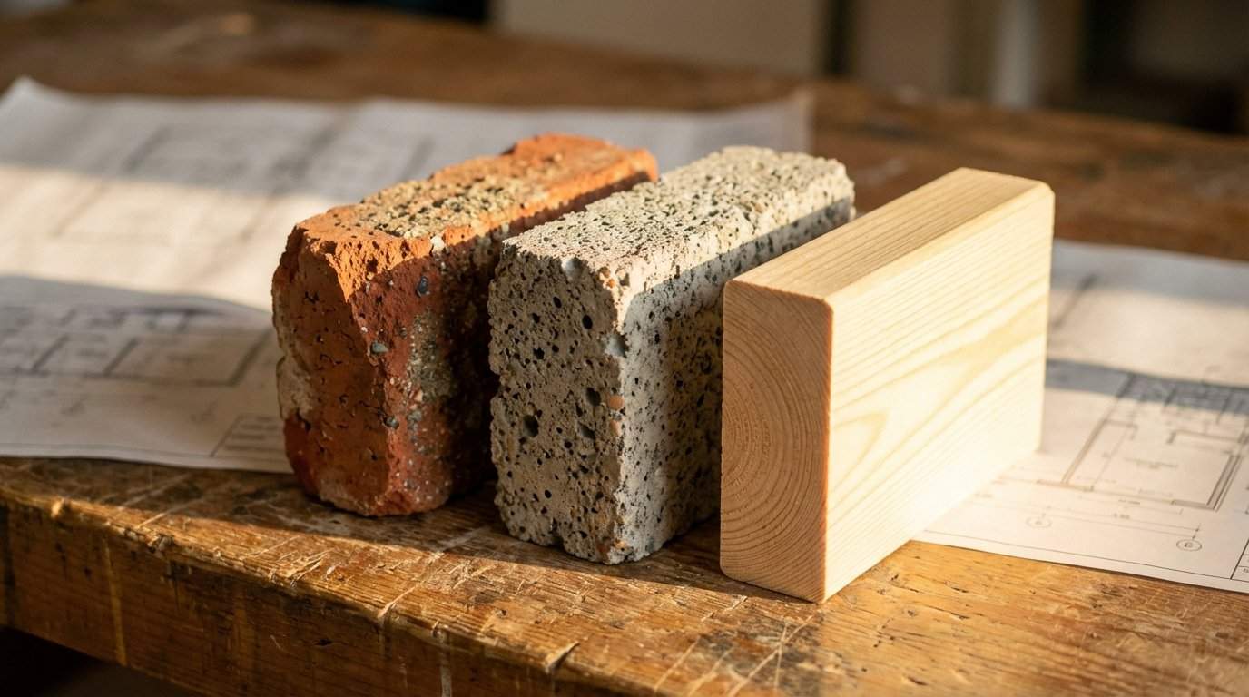 Porównanie materiałów budowlanych: co wybrać do budowy + RANKING