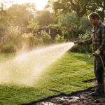 Jak często podlewać nową trawę z rolki po ułożeniu?