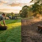 Jaka jest różnica między trawą z rolki a z siewu?