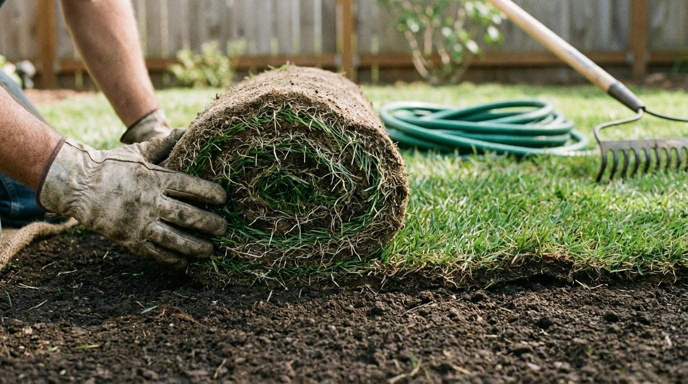 Kiedy najlepiej układać trawę z rolki w ogrodzie?