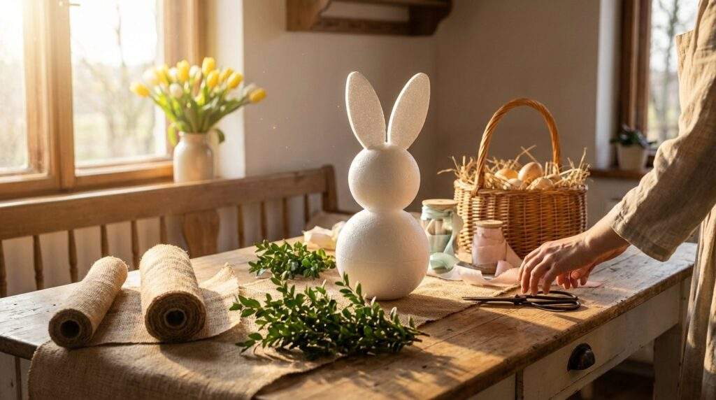 Jak zrobić zajączka wielkanocnego ze styropianu? Poradnik
