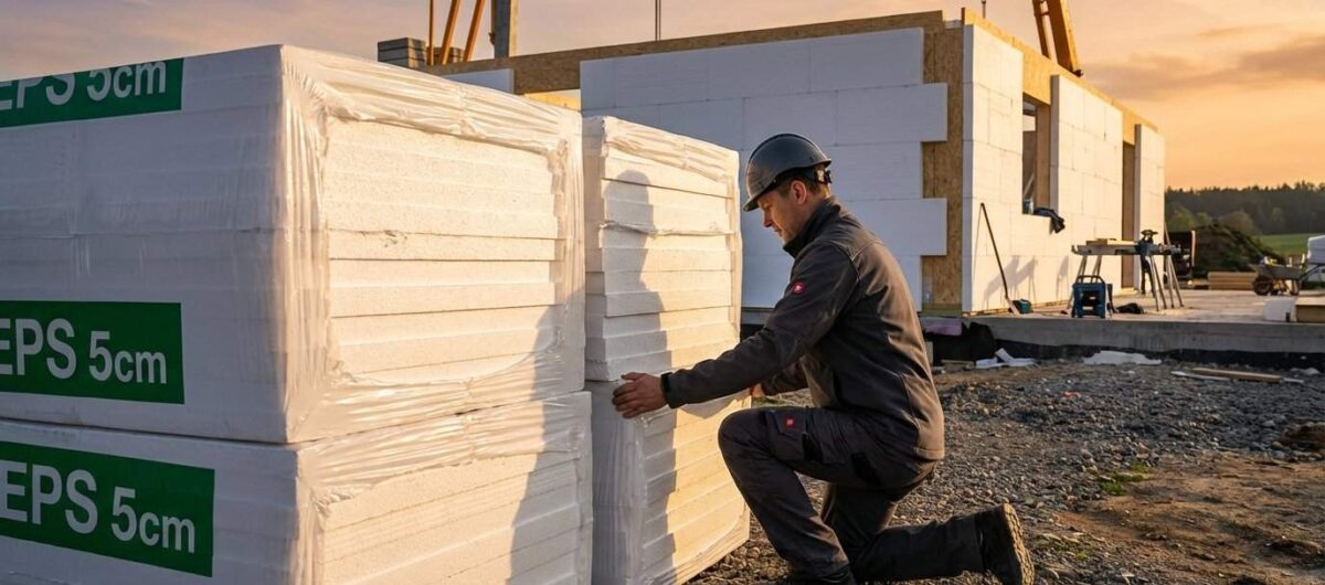 Styropian 5 cm ile m2 w paczce? Przelicznik