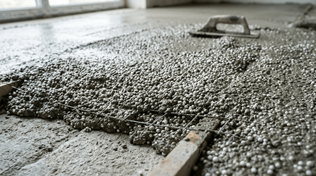 Ocieplenie stropu betonowego i drewnianego styrobetonem. Nowoczesna alternatywa dla styropianu