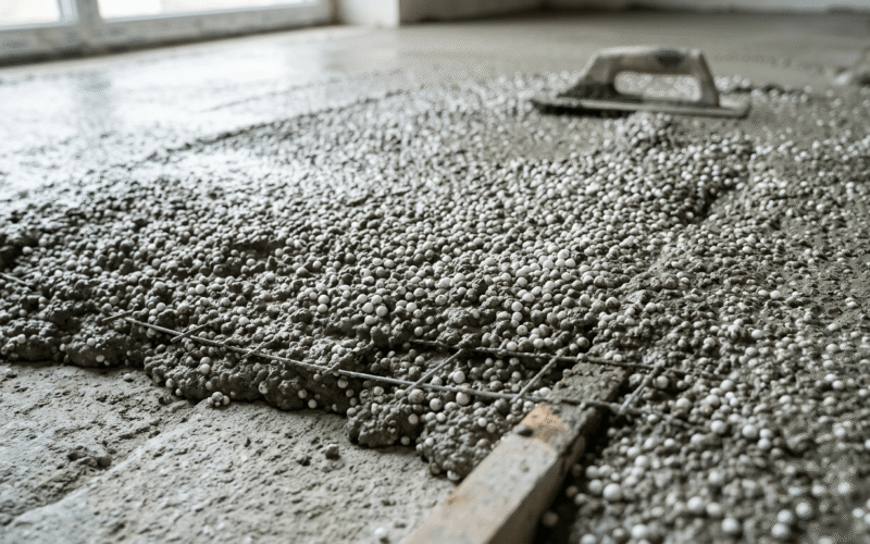 Ocieplenie stropu betonowego i drewnianego styrobetonem. Nowoczesna alternatywa dla styropianu
