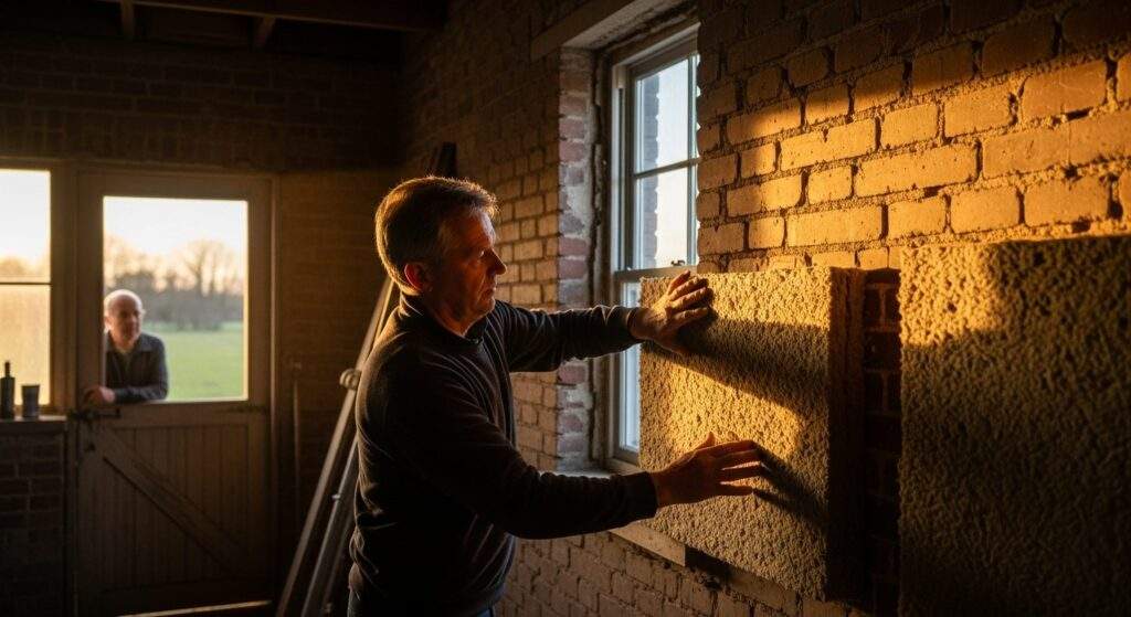Sąsiedzi pukali się w głowę, gdy kładł to na ściany. Dziś płaci za ogrzewanie połowę tego, co oni
